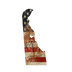 Sparkling USA Flag Delaware Design- DTF Ready for Press - DTF Delaware