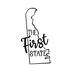 The First State Text with Delaware State Map Design - DTF Ready for Press - DTF Delaware