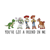 DTF Delaware, DTF Printing, DTF Transfer By Size, Direct to film, Disney, You've Got A Friend In Me, Toy Story Disney Design