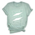Bella+Canvas Soft Cotton T-Shirt (Dusty-blue), fully ready for custom printing. Full service for bulk orders (printing, pressing, and shipping), available in various colors and sizes.