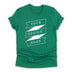 Bella+Canvas Soft Cotton T-Shirt (Heather-forest), fully ready for custom printing. Full service for bulk orders (printing, pressing, and shipping), available in various colors and sizes.