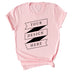 Bella+Canvas Soft Cotton T-Shirt (Heather-pink), fully ready for custom printing. Full service for bulk orders (printing, pressing, and shipping), available in various colors and sizes.