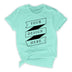 Bella+Canvas Soft Cotton Youth T-Shirt (Mi̇nt), fully ready for custom printing. Full service for bulk orders (printing, pressing, and shipping), available in various colors and sizes.