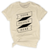 Bella+Canvas Soft Cotton T-Shirt (Natural), fully ready for custom printing. Full service for bulk orders (printing, pressing, and shipping), available in various colors and sizes.