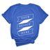 Bella+Canvas Soft Cotton T-Shirt (True-royal), fully ready for custom printing. Full service for bulk orders (printing, pressing, and shipping), available in various colors and sizes.