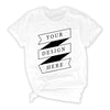Bella+Canvas Soft Cotton T-Shirt (Whi̇te), fully ready for custom printing. Full service for bulk orders (printing, pressing, and shipping), available in various colors and sizes.
