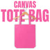 Heavy Canvas Tri-Color Tote Bags