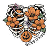 Dead Inside Sunflower Pumpkin - DTF Ready to Press - DTF Delaware
