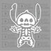 Disney Halloween Stitch Skeleton - DTF Ready to Press - DTF Delaware
