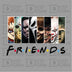 Friends Horror Movie Graphic Design Black - Funny Michael Myers Halloween Graphic Design Black - DTF Delaware