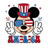 DTF Delaware, DTF Transfer By Size, DTF Printing, Direct to Film, 4th of July, Mickey America 4th of July Design