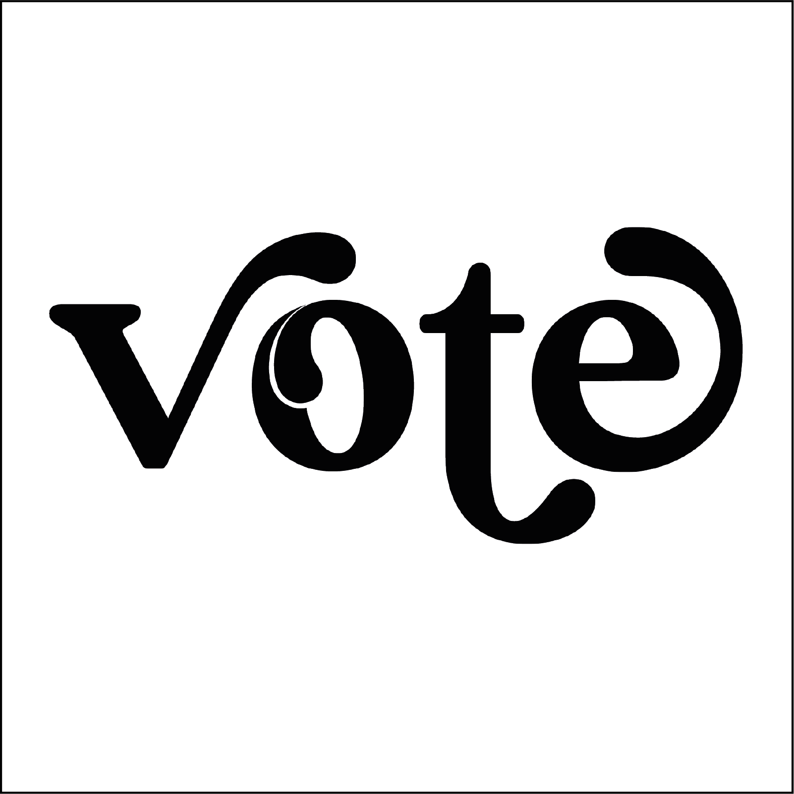 Vote DTF Transfer Design - DTF Ready for Press