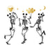 Skeleton Dancing Halloween - DTF Ready to Press - DTF Delaware