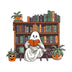 Spooky Ghost Reading Witch - DTF Ready to Press - DTF Delaware