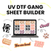 UV DTF Sticker Gang Sheet Builder