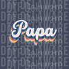 Papa Retro Script - Wavy Colorful 70s Aesthetic Design
