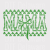 "MAMA" Shamrock DTF Transfer - Lucky Mom St. Patrick's Day Ready to Press