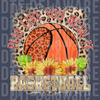 Play Like You Mean It Basketball - Sunflower & Leopard Print Design