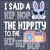 Retro Hip Hop Easter Bunny DTF - "The Hippity to the Hip Hop" Radio Graphic