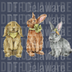 rio of Watercolor Easter Bunnies DTF - Hand-Painted Rabbit Family Graphic
