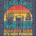 Dad Making Sure It's Not Poison - Funny Retro Sunset Snack Design