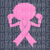 : Breast Cancer Boxer Warrior Silhouette - Pink Ribbon Fight DTF