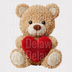Cute Teddy Bear Heart DTF - Valentine's Day Shirt Design