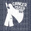 : Cancer Picked The Wrong Girl Superhero Design - Empowerment DTF Print