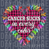 Cancer Warrior Awareness Floral Design - Pink Fight DTF Print