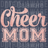 Rose Gold Glitter Cheer Mom PNG - Sparkling Varsity Style Design for Proud Sideline Moms