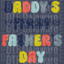 Daddy's First Father's Day - Colorful Bubble Letter Keepsake Design