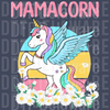 Mamacorn Magical Unicorn PNG - Cute Mother's Day Design for Sublimation, DTG & T-Shirts