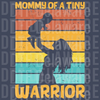 Mommy of a Tiny Warrior PNG - Retro Vintage Sunset Motherhood Design for T-Shirts, NICU Mom Gifts & Support Apparel
