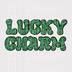 "Lucky Charm" DTF Transfer - Retro St. Patrick's Day Pattern Ready to Press