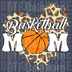 Leopard Basketball Mom PNG - Heart Shaped Game Day Design for Basketball Fans & Sideline Cheer