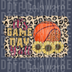 : It's Game Day Y'all - Basketball & Sunflower Leopard Graphic