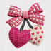 Heart Cherry with Bow DTF - Sweet Love Heat Transfer