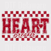 "Heart Breaker" Red Checkered DTF Transfer - Retro Valentine’s Ready to Press